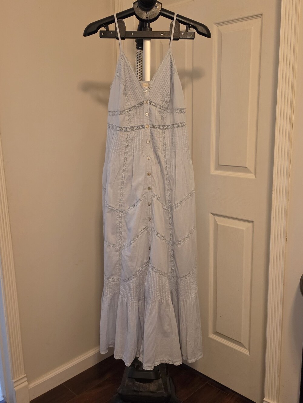 LoveShackFancy Blue Esilda Maxi Dress - Picture 3 of 7